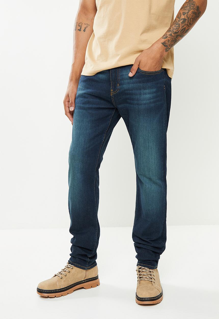Lee  - Eddie regular fit tapered jeans - deep river stretch