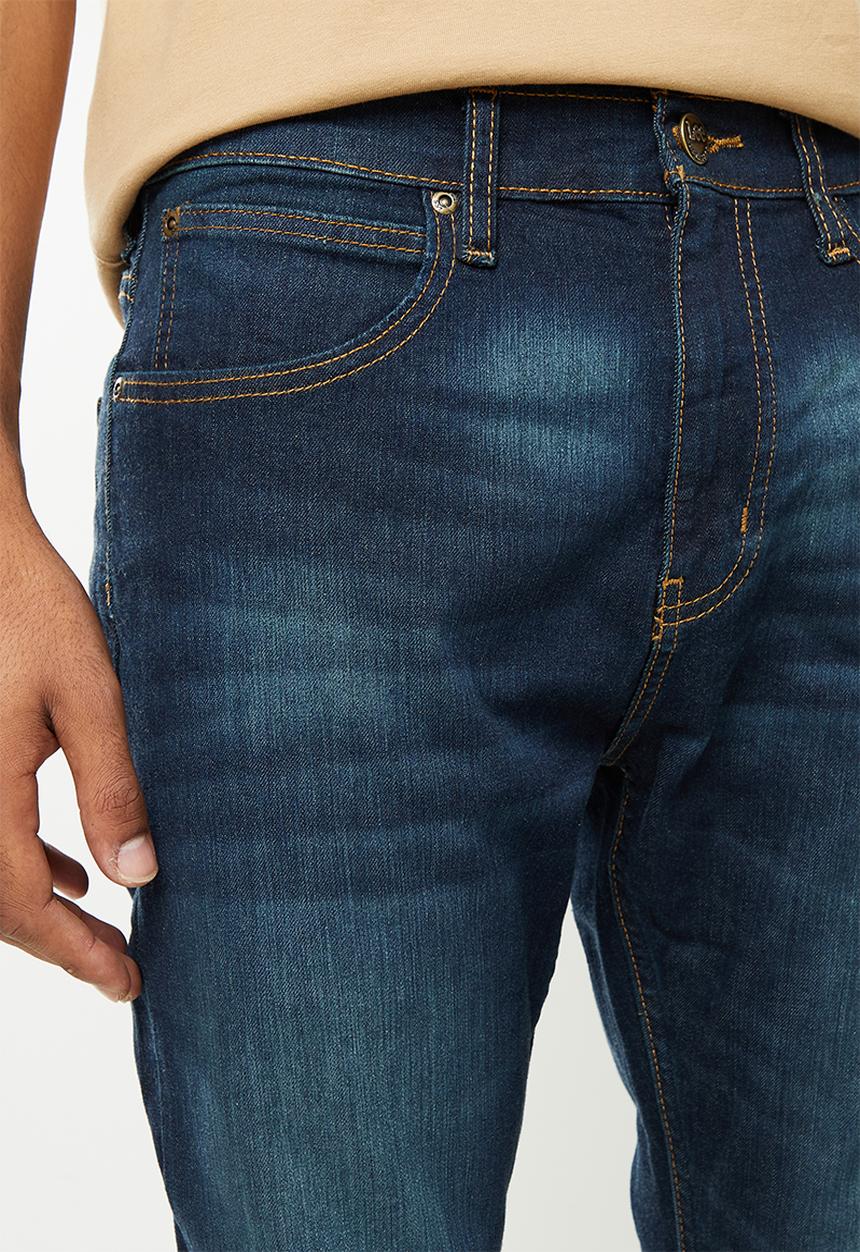 Lee  - Eddie regular fit tapered jeans - deep river stretch
