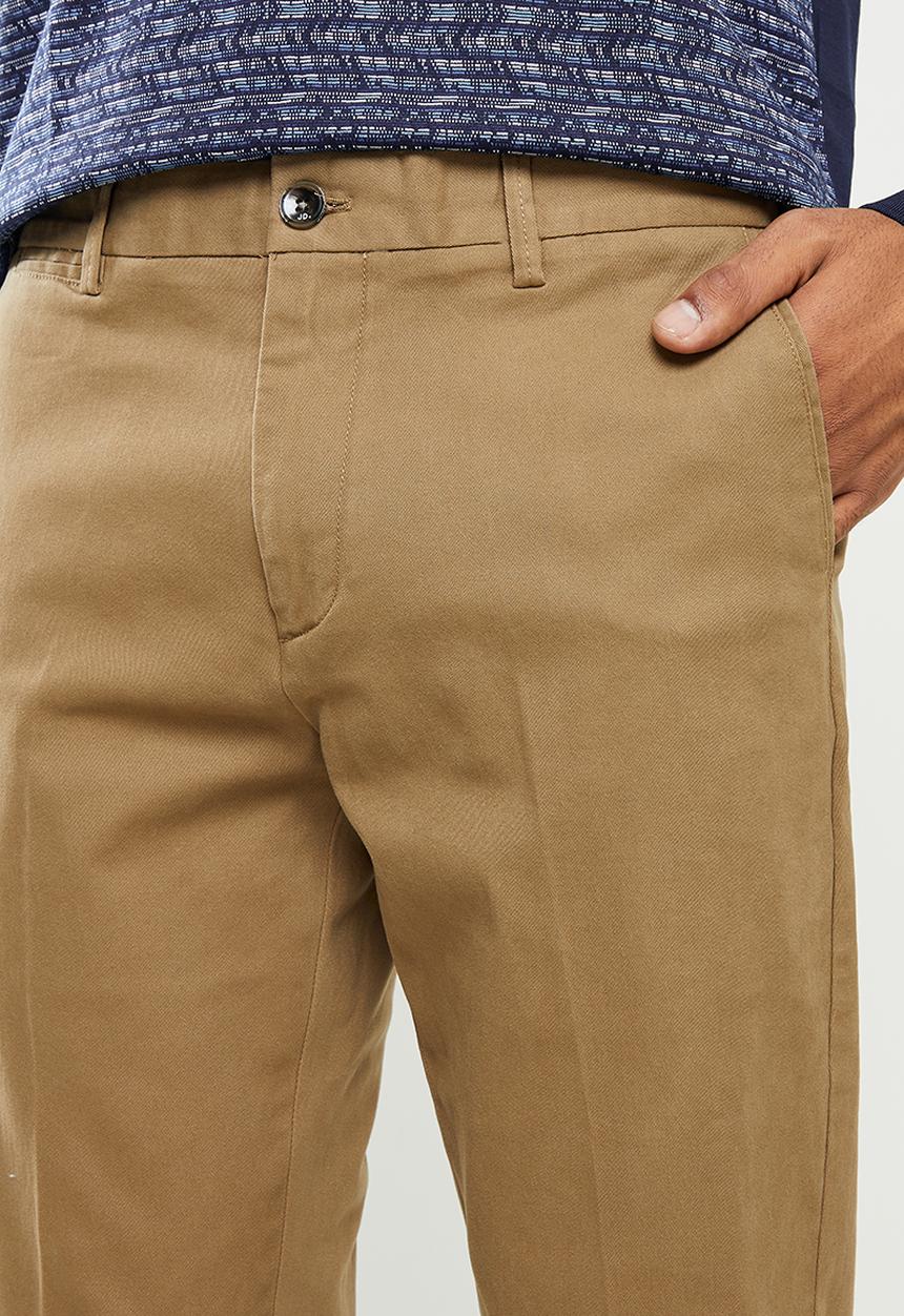 Jonathan D - Parker Classic Fit Chinos  - Latte