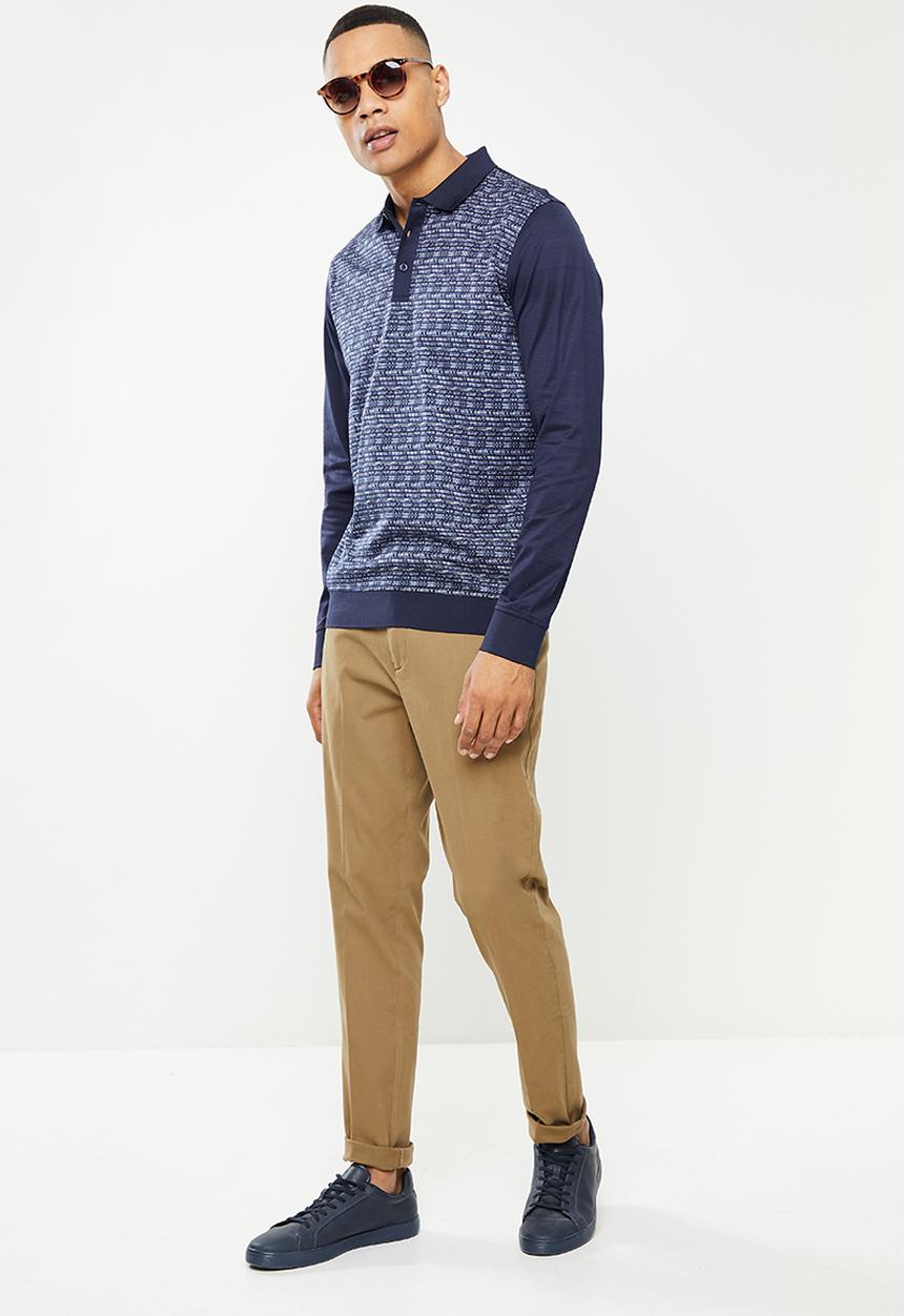 Jonathan D - Parker Classic Fit Chinos  - Latte