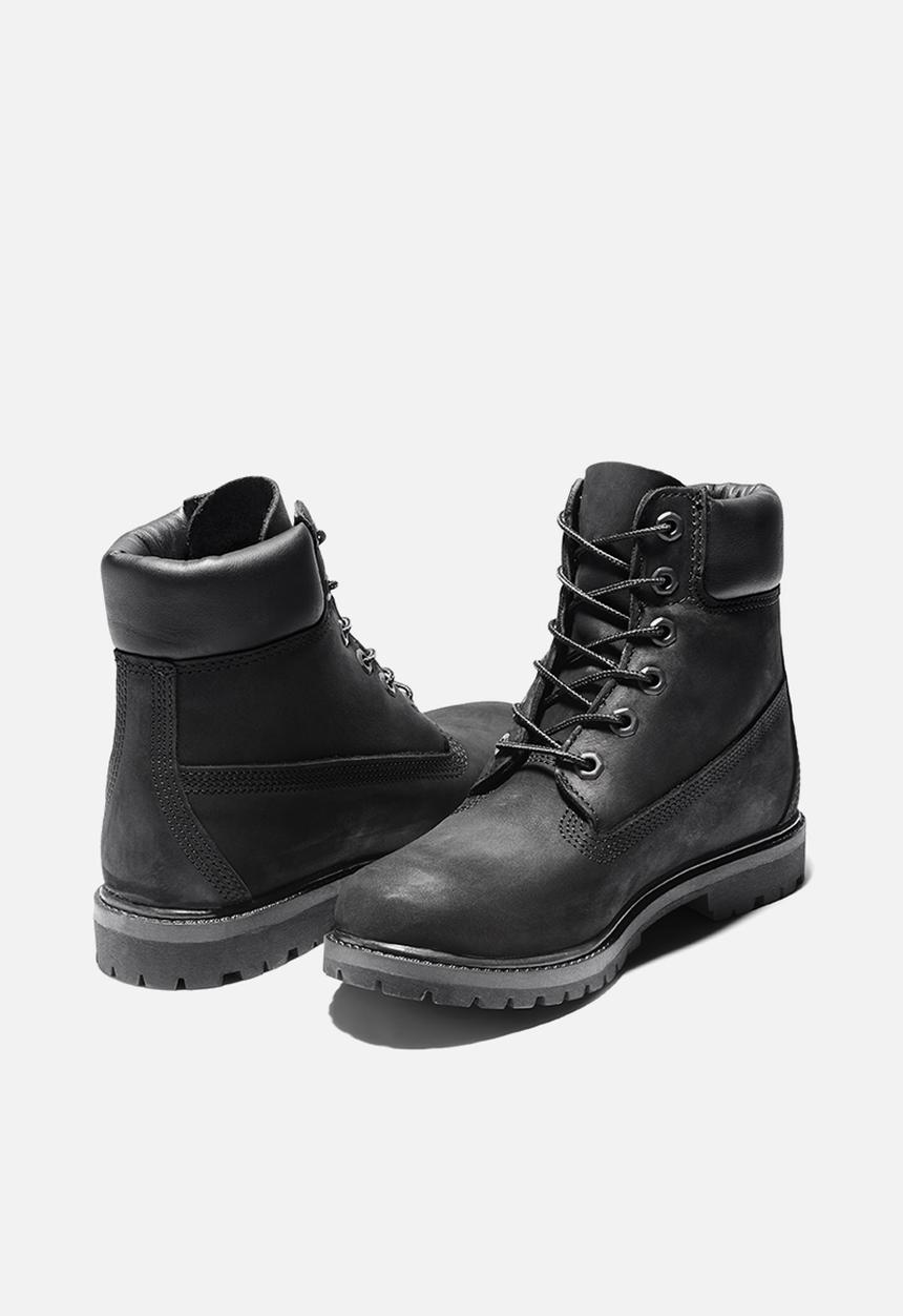 Timberland - 6in premium boot - w - black nubuck