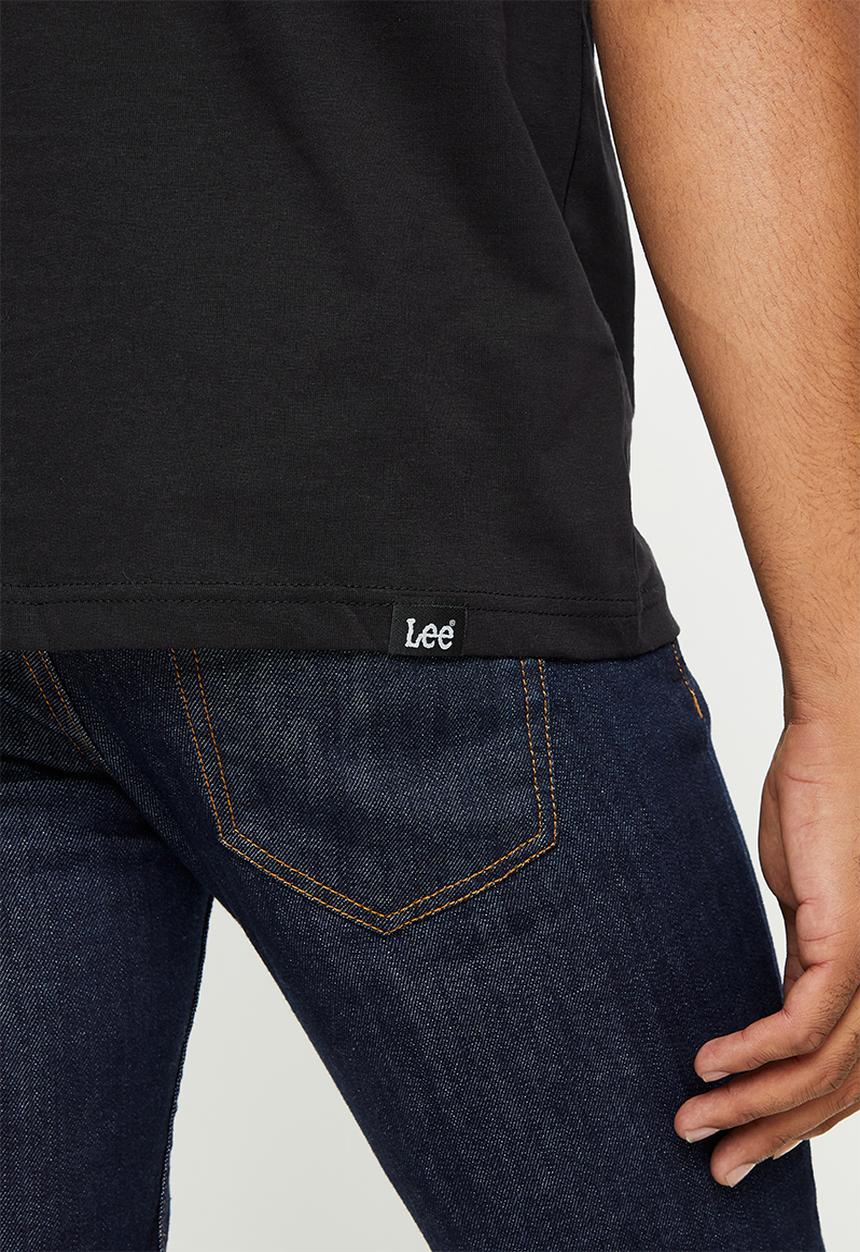 Lee  - Ring logo short sleeve tee - black