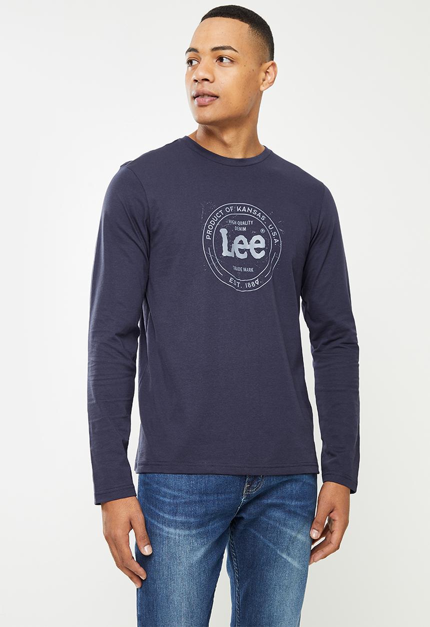 Lee  - Product of long sleeve tee - navy