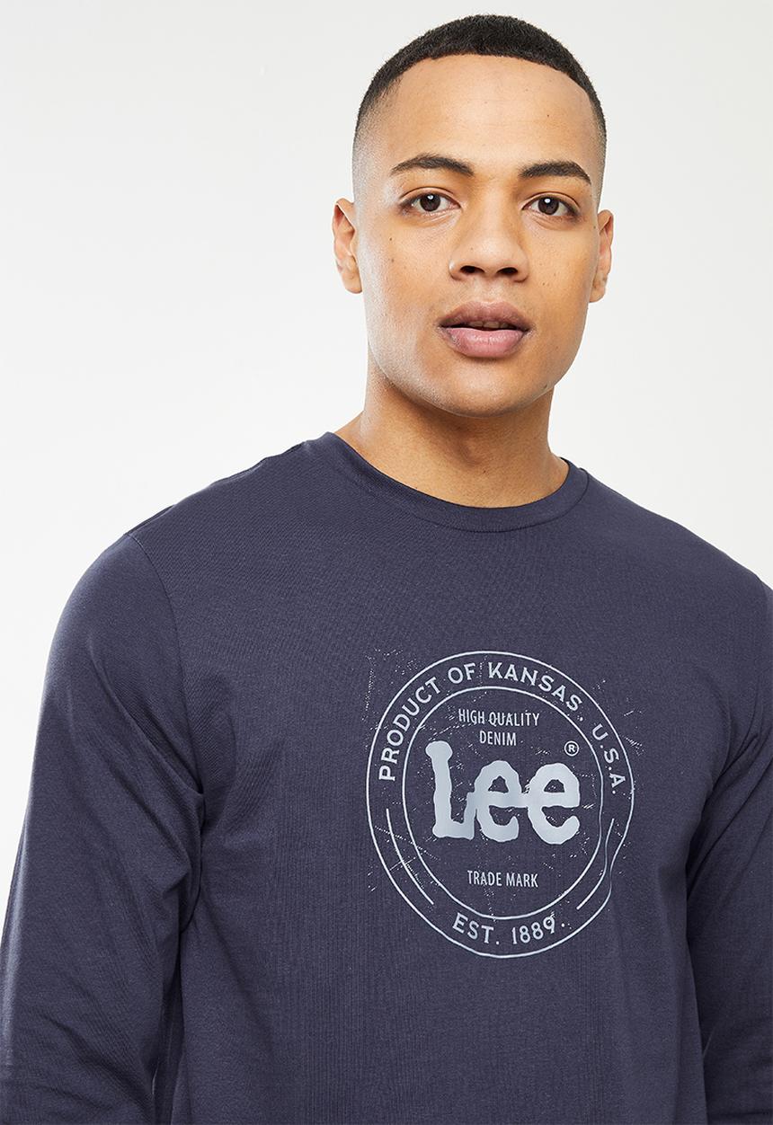 Lee  - Product of long sleeve tee - navy