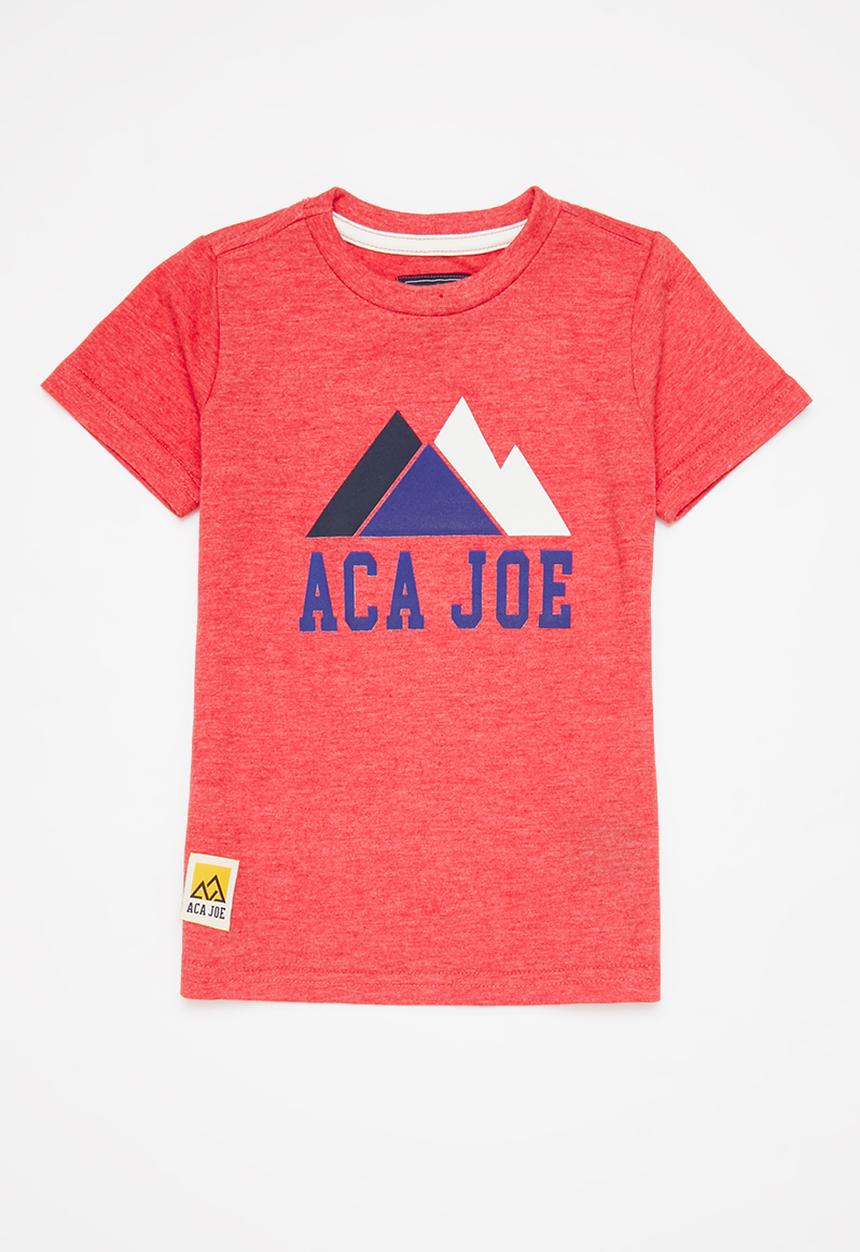Aca Joe - Aca joe high square outdoor tee - red
