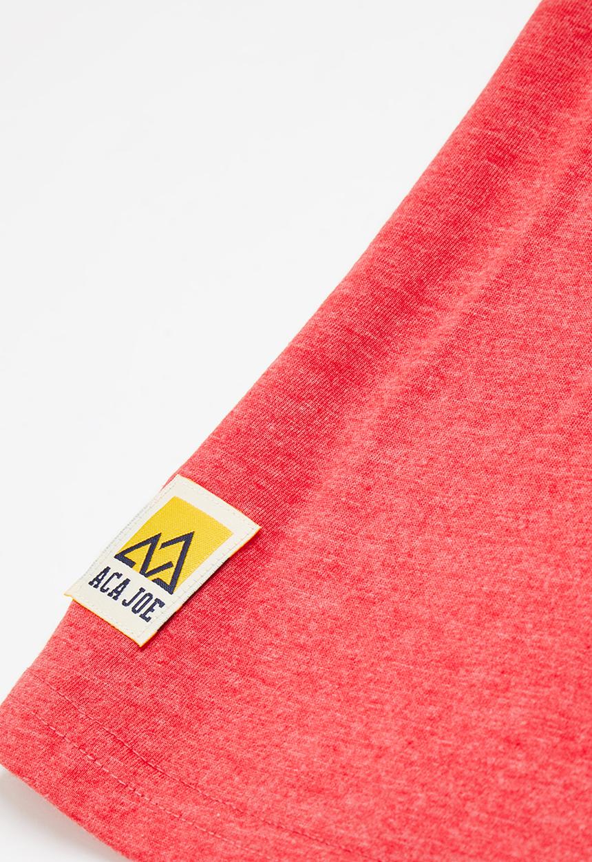 Aca Joe - Aca joe high square outdoor tee - red