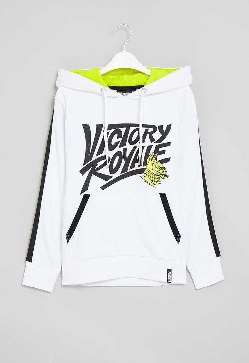 Rebel Republic - Fortnite victory royale hoodie - white