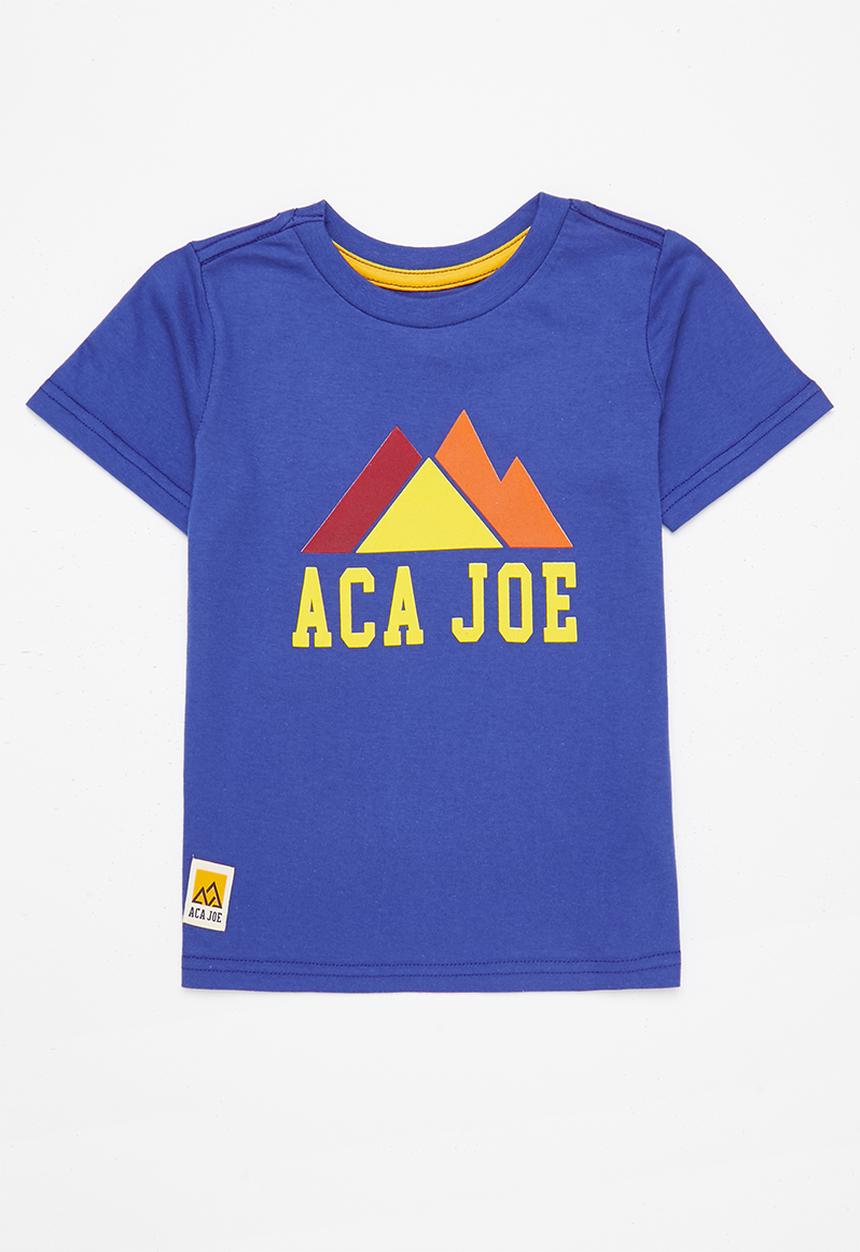 Aca Joe - Aca joe high square outdoor  tee - blue