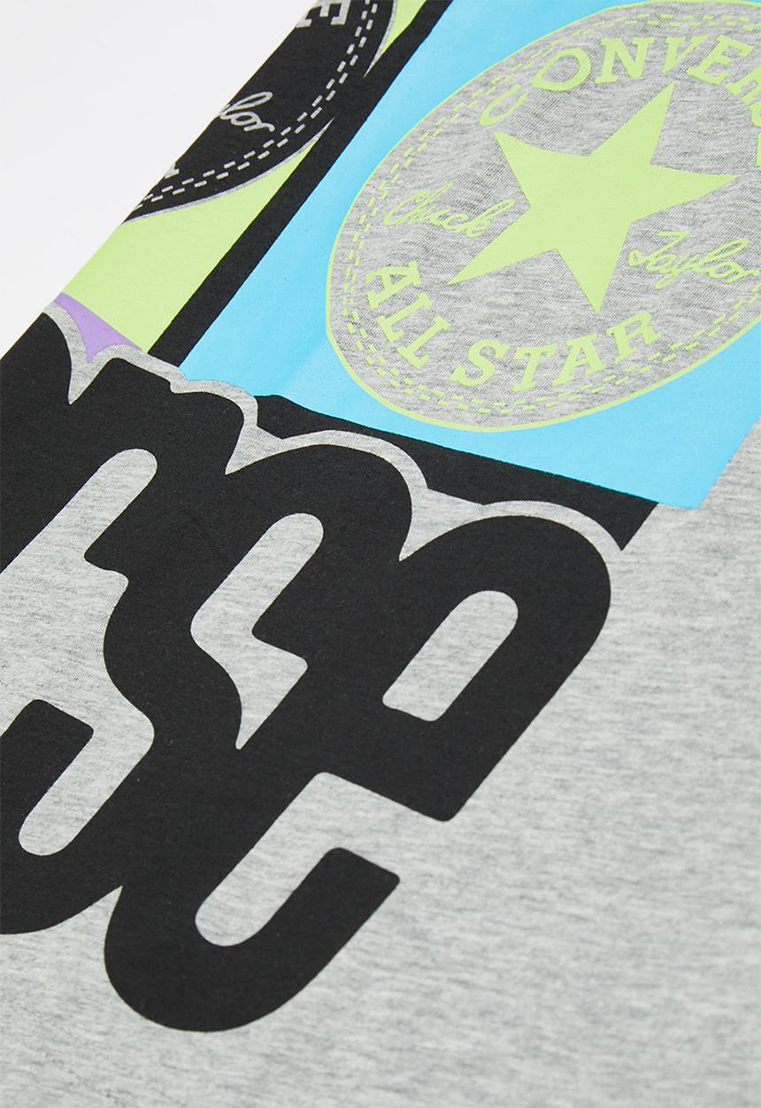 Converse - Cnvb ctp boxes wrap tee - dk grey heather