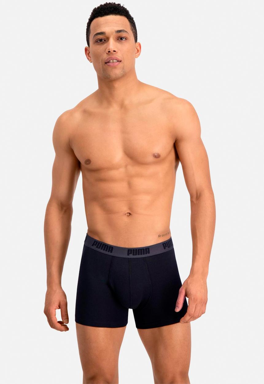 PUMA - Puma basic boxer 2p - black / black