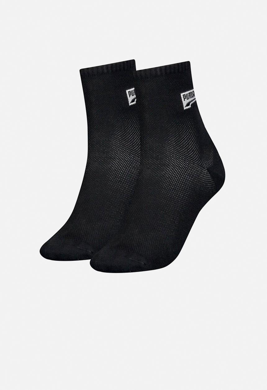 PUMA - Puma women mesh short sock 2pack - black combo