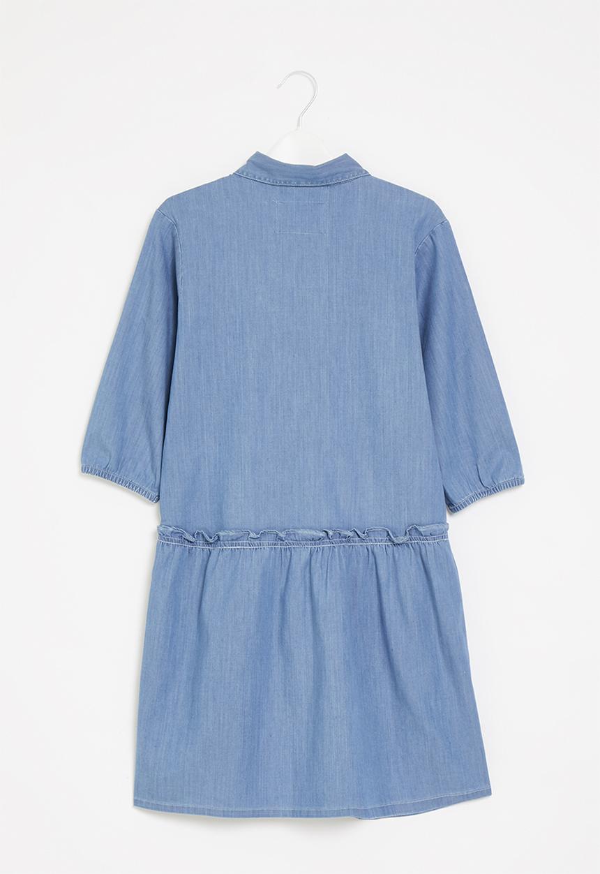 POLO - Girls pjs ms occasion dress - medium wash
