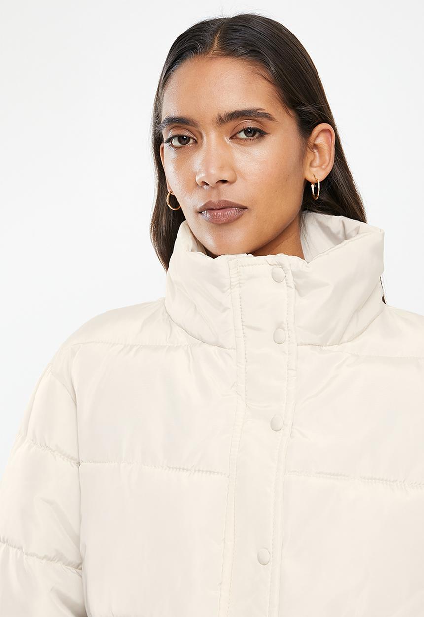 Stella Morgan - Long sleeve puffer jacket - cream