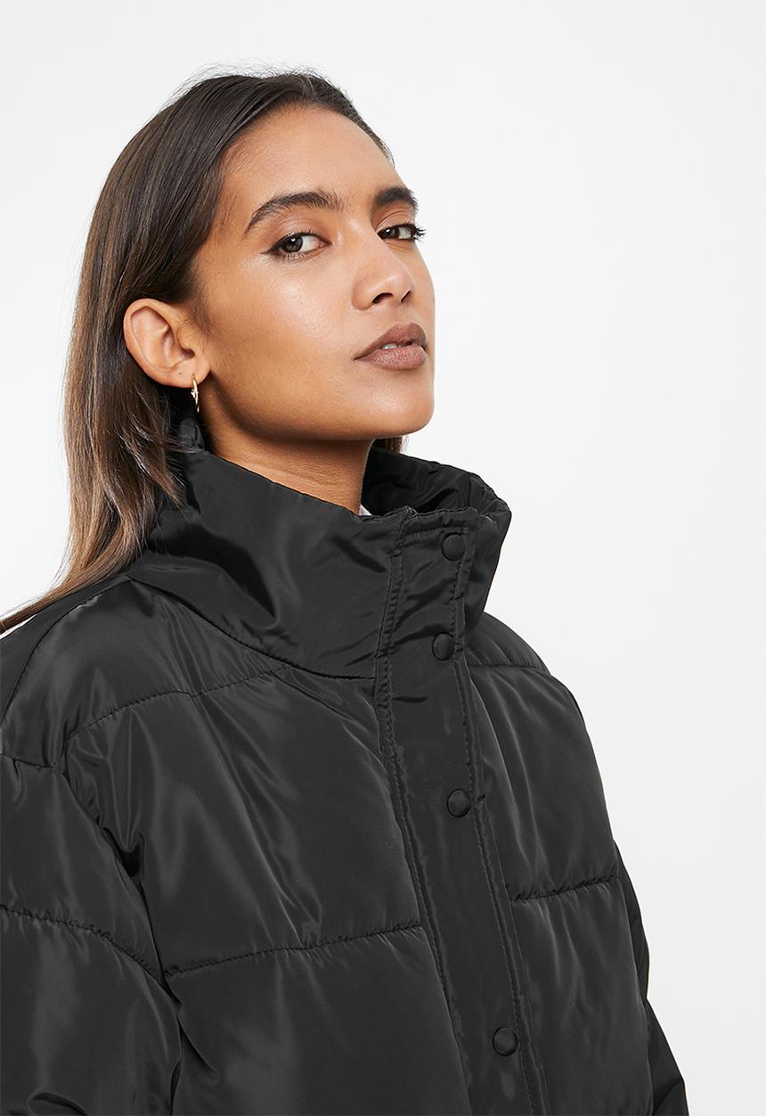 Stella Morgan - Long sleeve puffer jacket - black