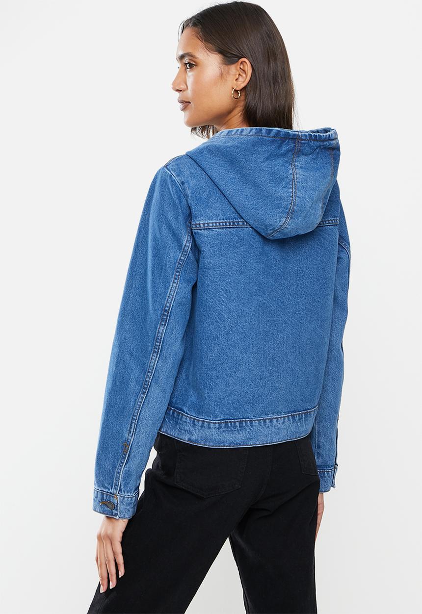 Noisy May - Maja long sleeve jacket - medium blue denim