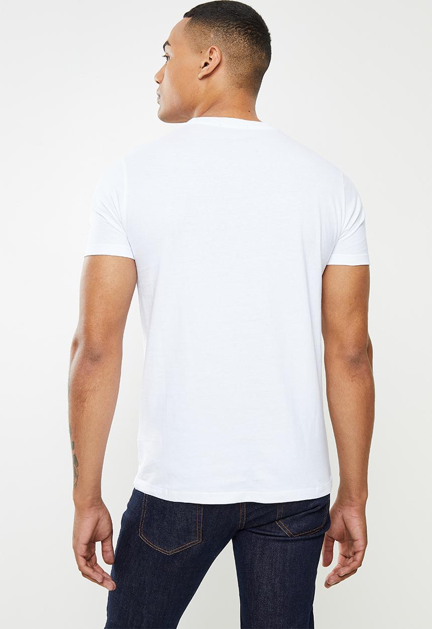 Replay - The replay printed tee - white