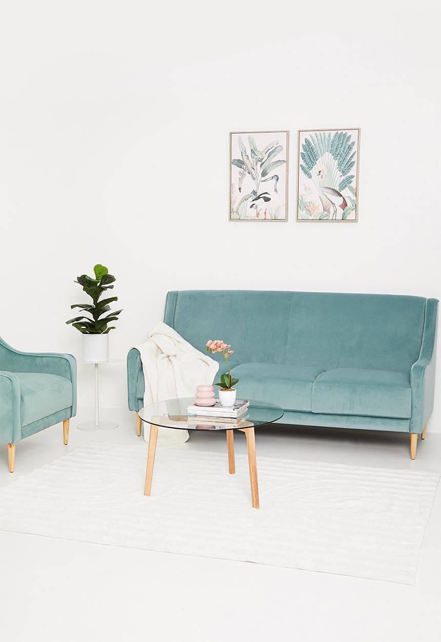 Sixth Floor - Lorna 3 seater - seafoam