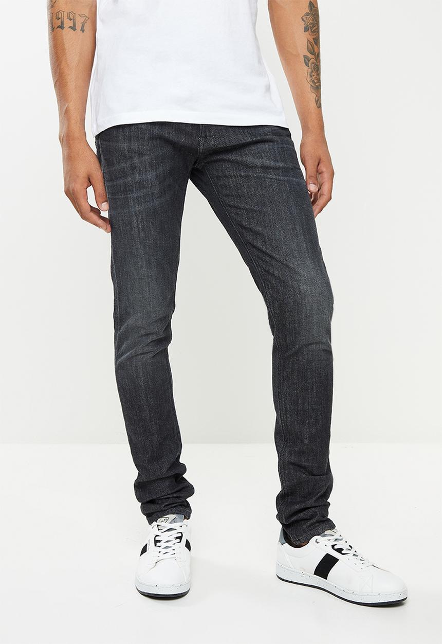 Replay - Tapered denim jeans - black