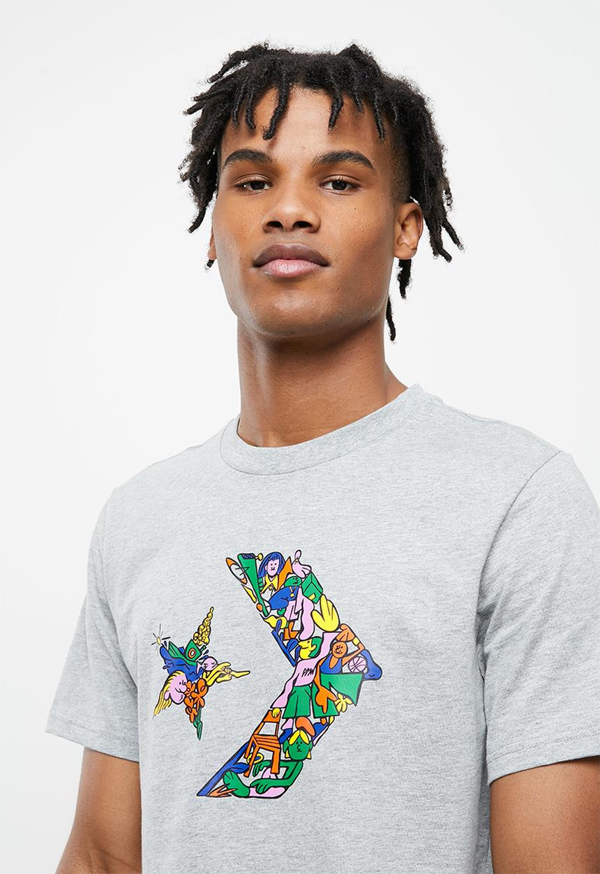Converse - Create from home tee - grey melange