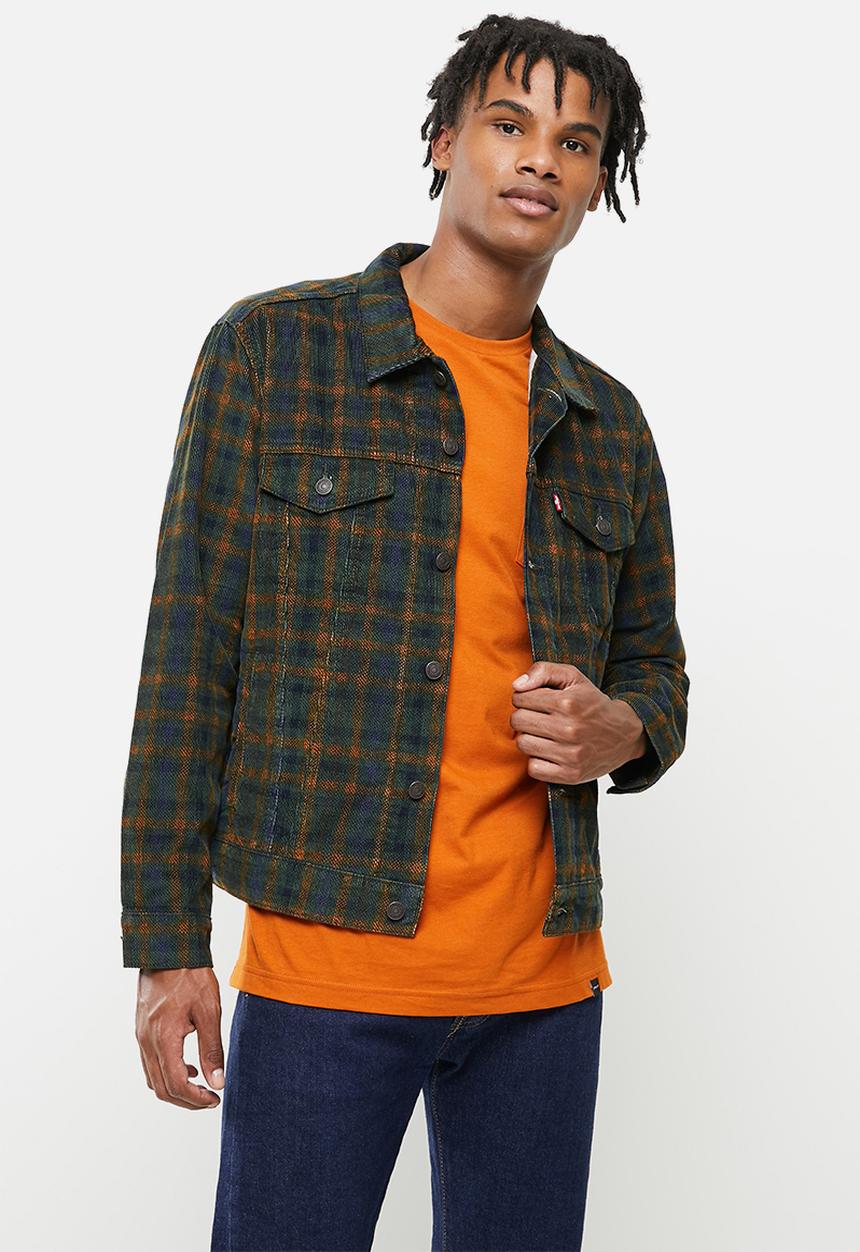 Levi’s® - The trucker jacket liliana plaid - mossy green
