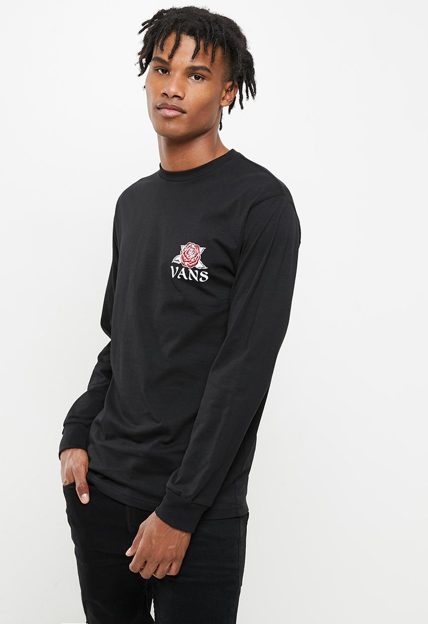 Vans - Tattoo rose long sleeve - black