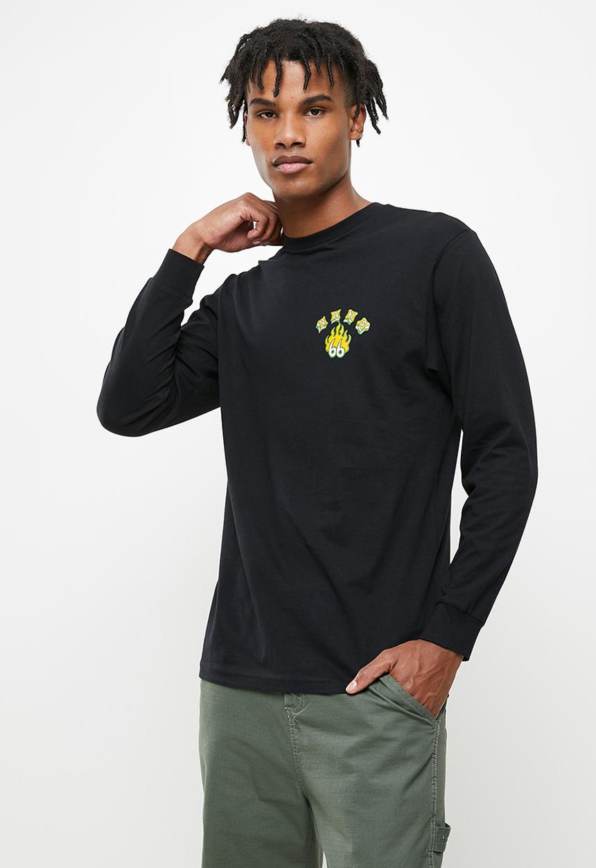 Vans - Shattered balance long sleeve - black