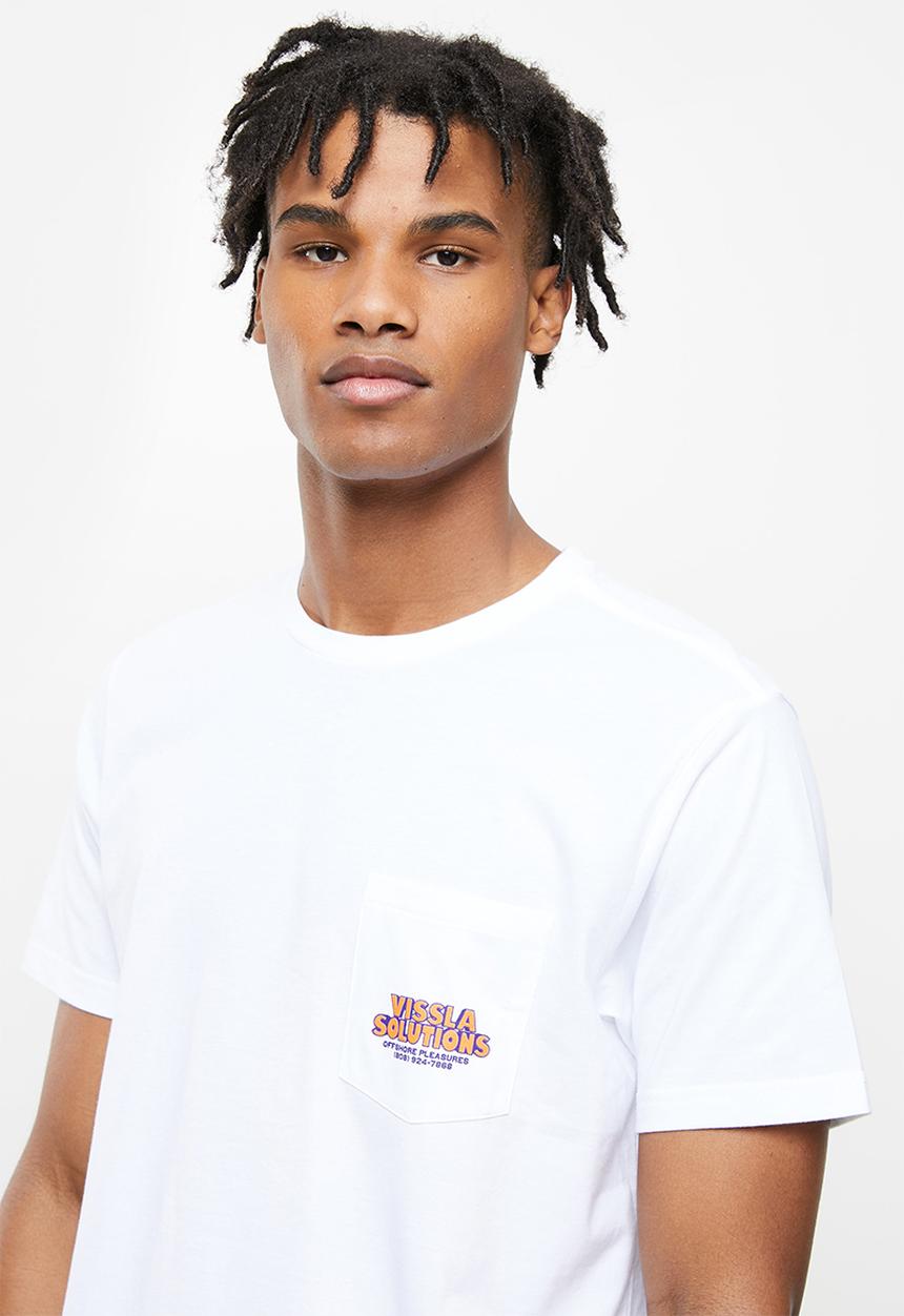 Vissla  - Solutions organic pocket tee - white