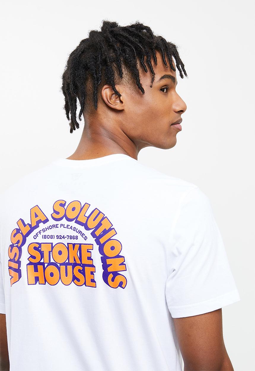Vissla  - Solutions organic pocket tee - white