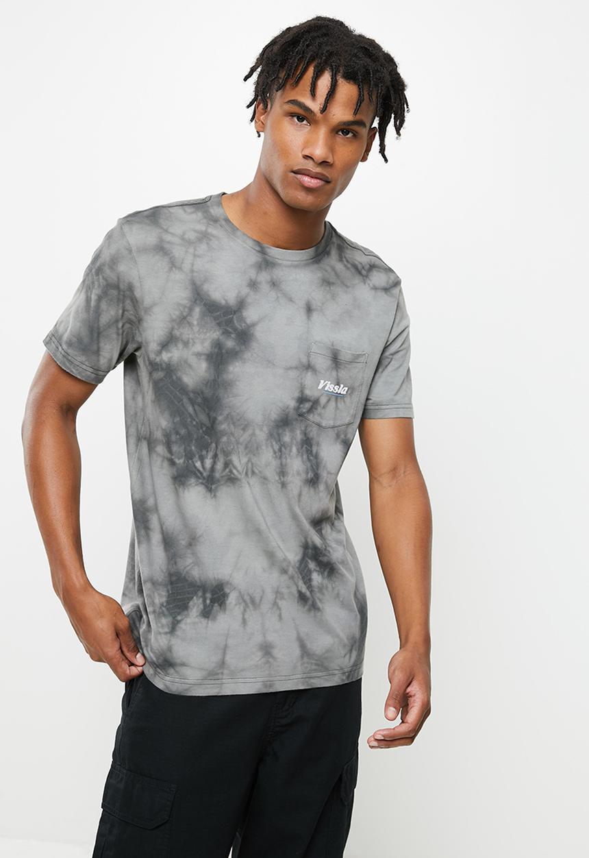 Vissla  - Fillmore tie dye short sleeve pocket tee - phantom tie dye