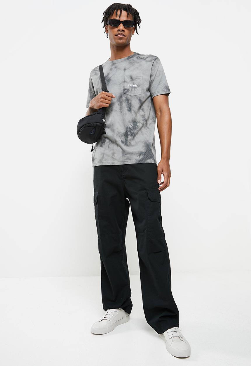 Vissla  - Fillmore tie dye short sleeve pocket tee - phantom tie dye