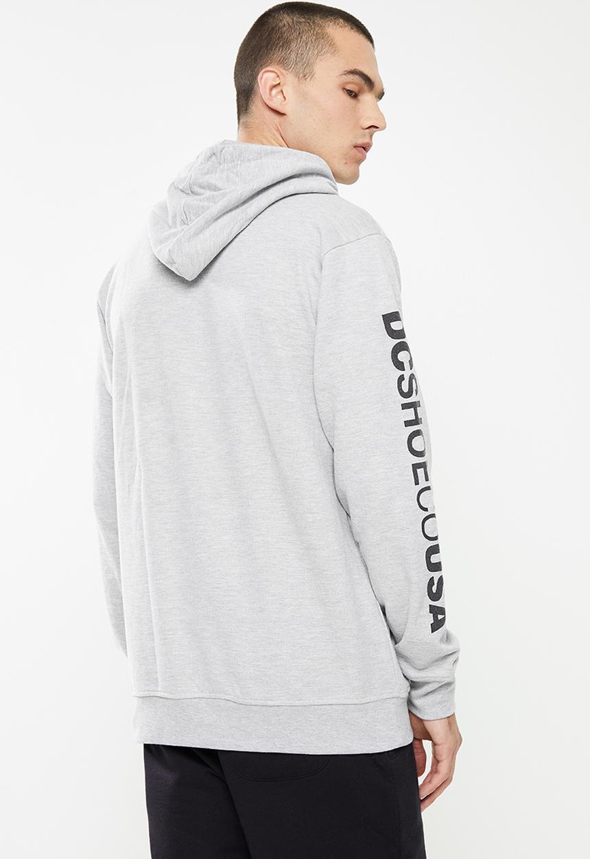 DC - DC Star Pullover Hoodie- Heather Grey