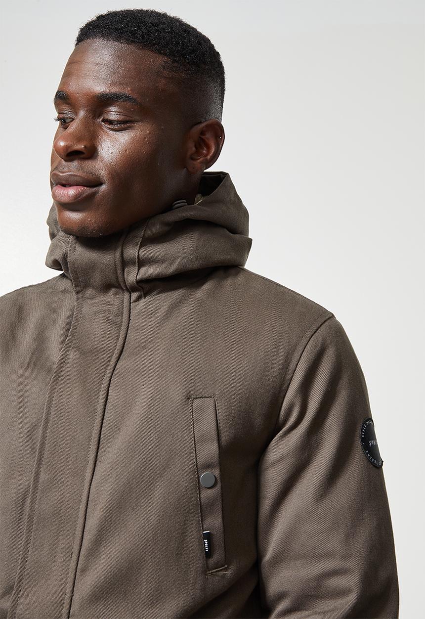 Superbalist - Storm padded parka - dark charcoal grey