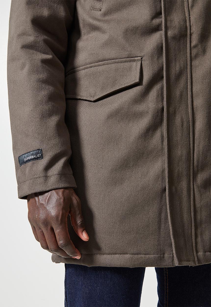 Superbalist - Storm padded parka - dark charcoal grey
