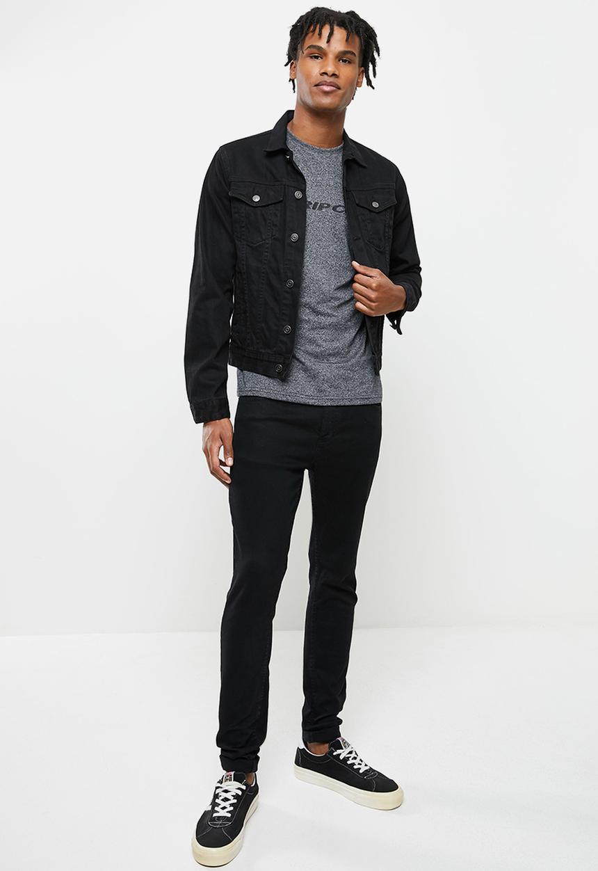 Rip Curl - Classic grand tee - grey & black 