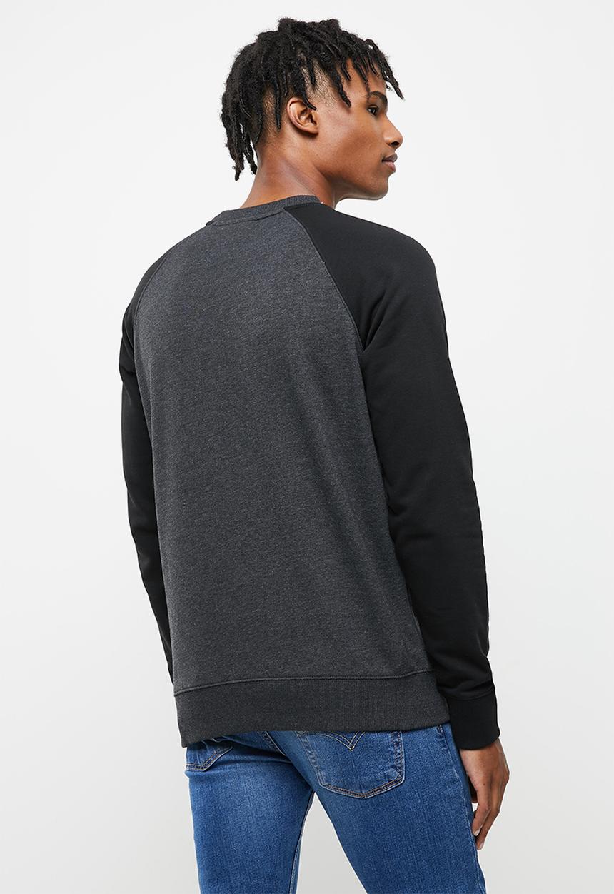 Quiksilver - Everyday Crew Sweatshirt - grey & black 