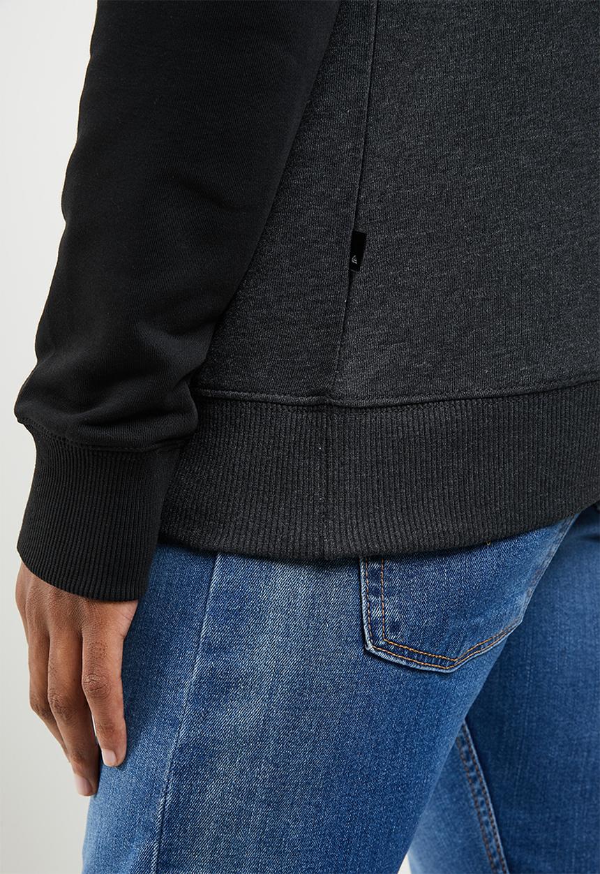 Quiksilver - Everyday Crew Sweatshirt - grey & black 