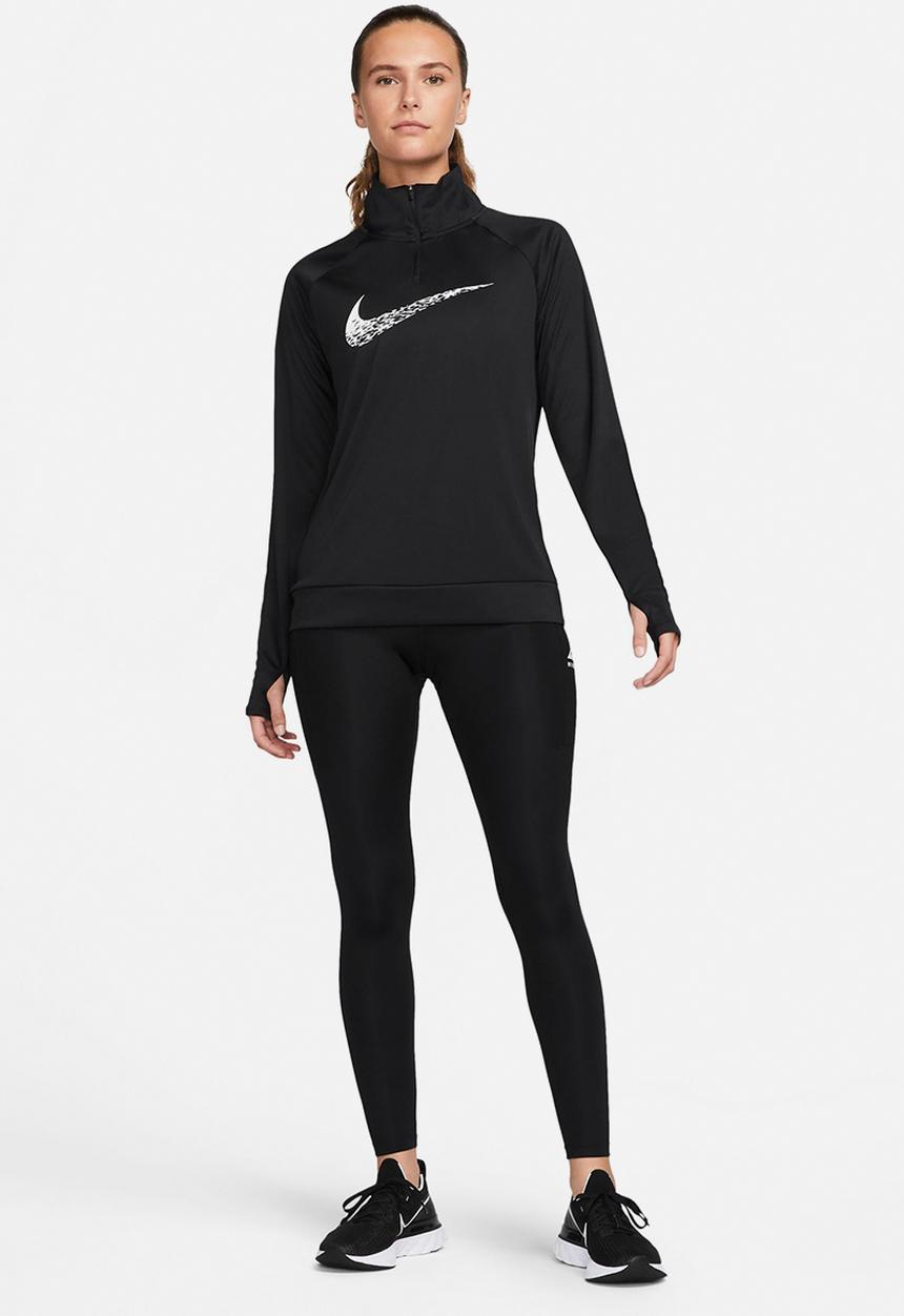 Nike - W nk df swoosh run mdlyr - black