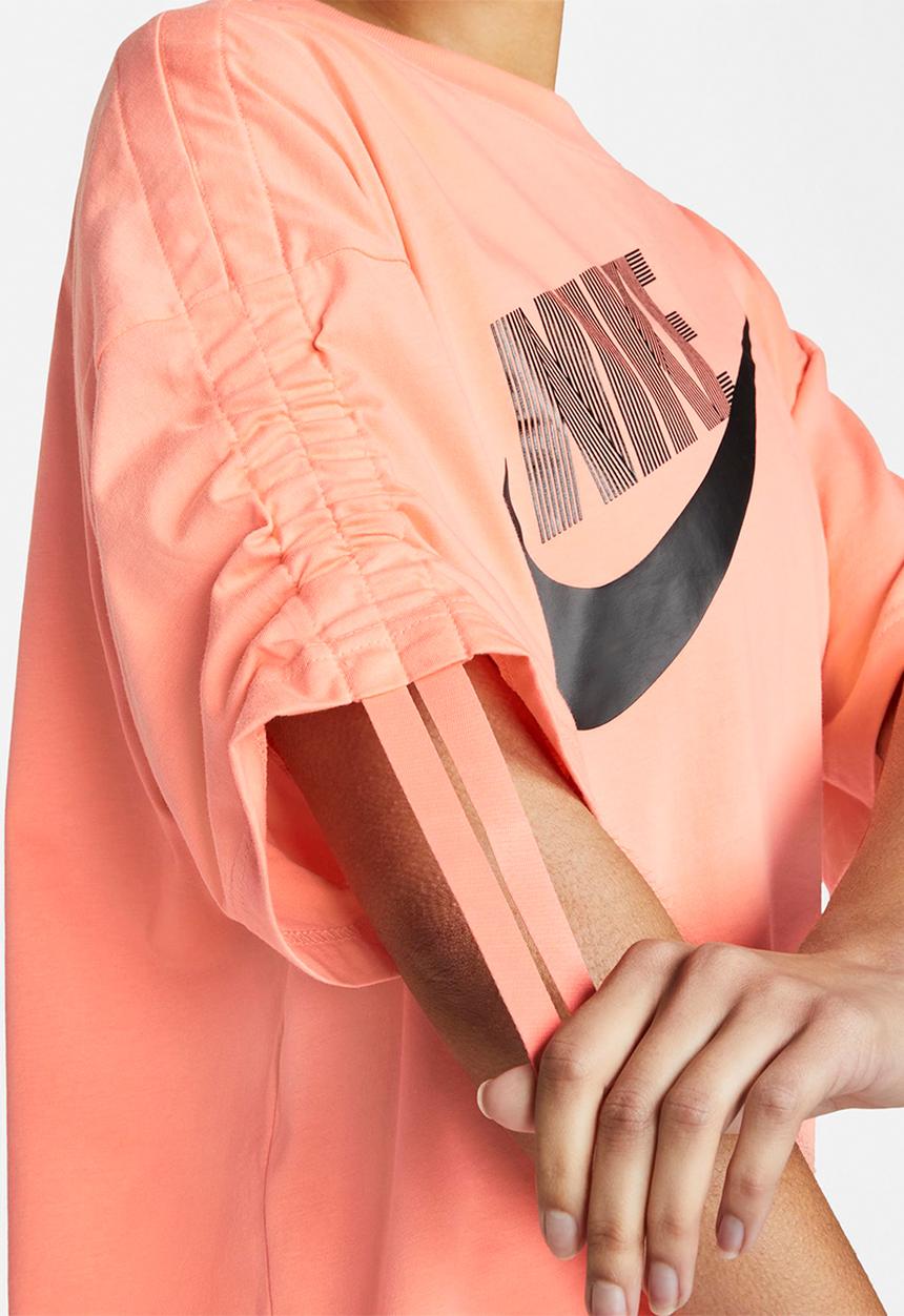 Nike - W nsw ss top dnc - crimson bliss