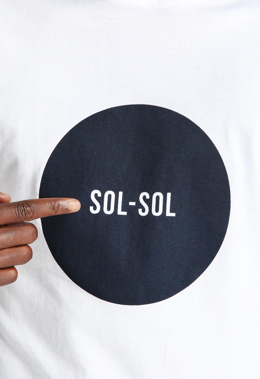 Sol-Sol - Navy Circle Tee