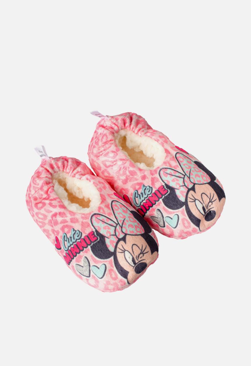 Character Group - Minnie mouse sherpa slippers - pink