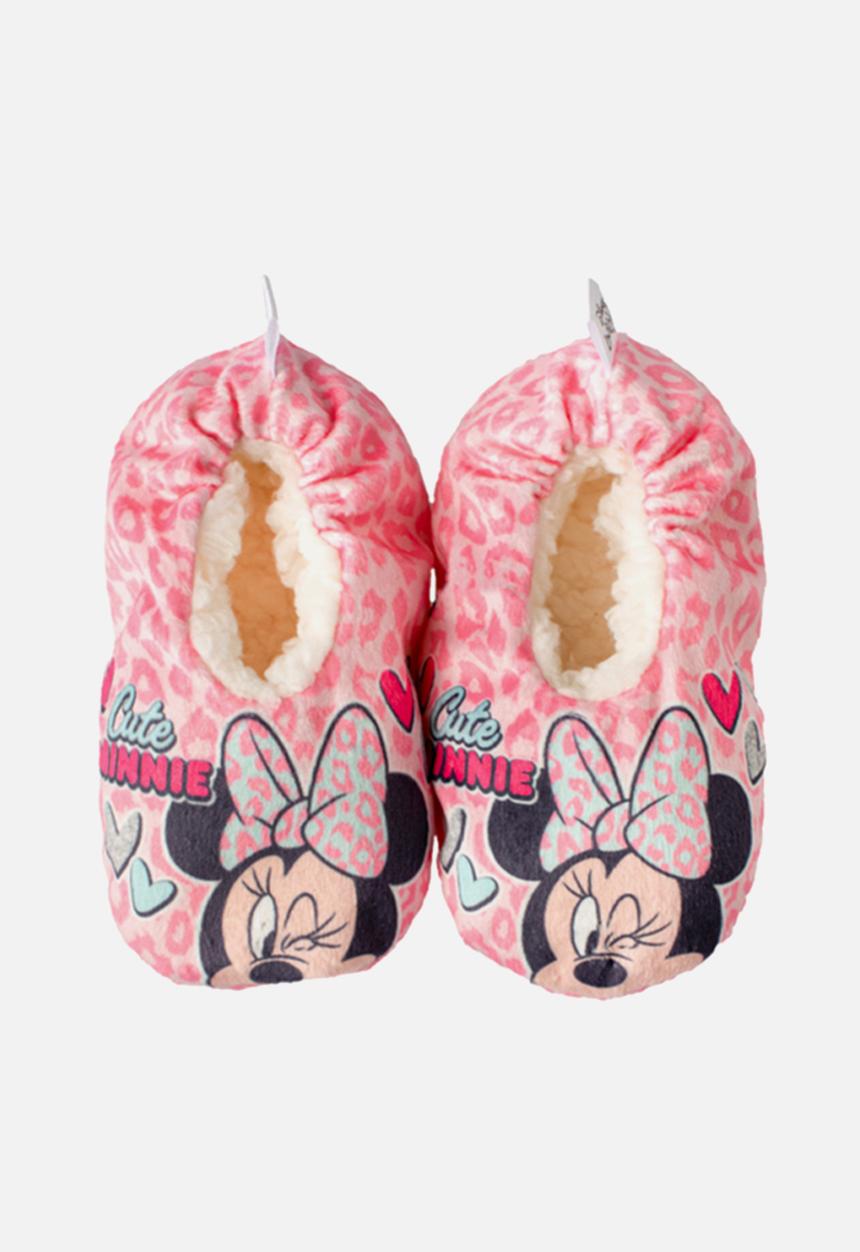 Character Group - Minnie mouse sherpa slippers - pink