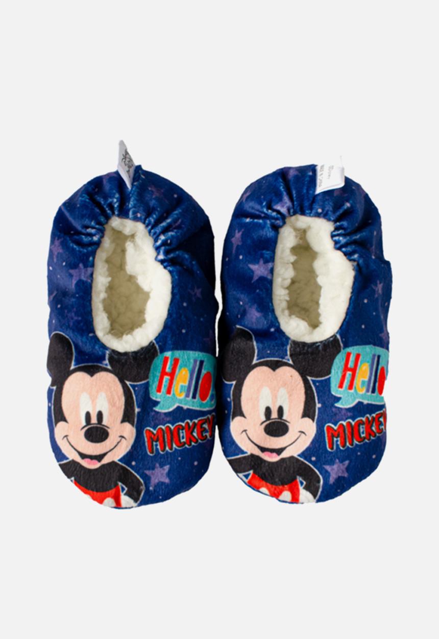 Character Group - Mickey mouse sherpa slippers - navy