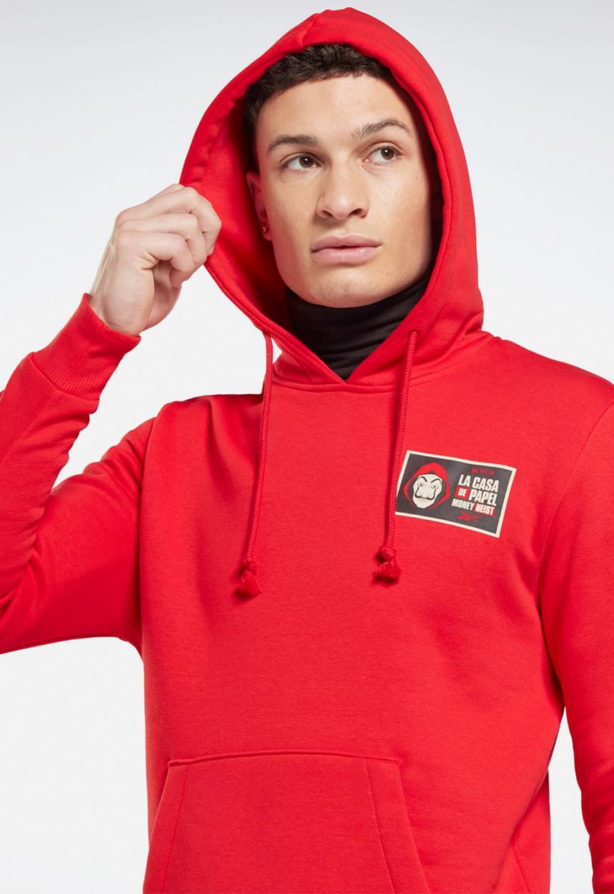 Reebok - La casa de papel hoodie - vector red