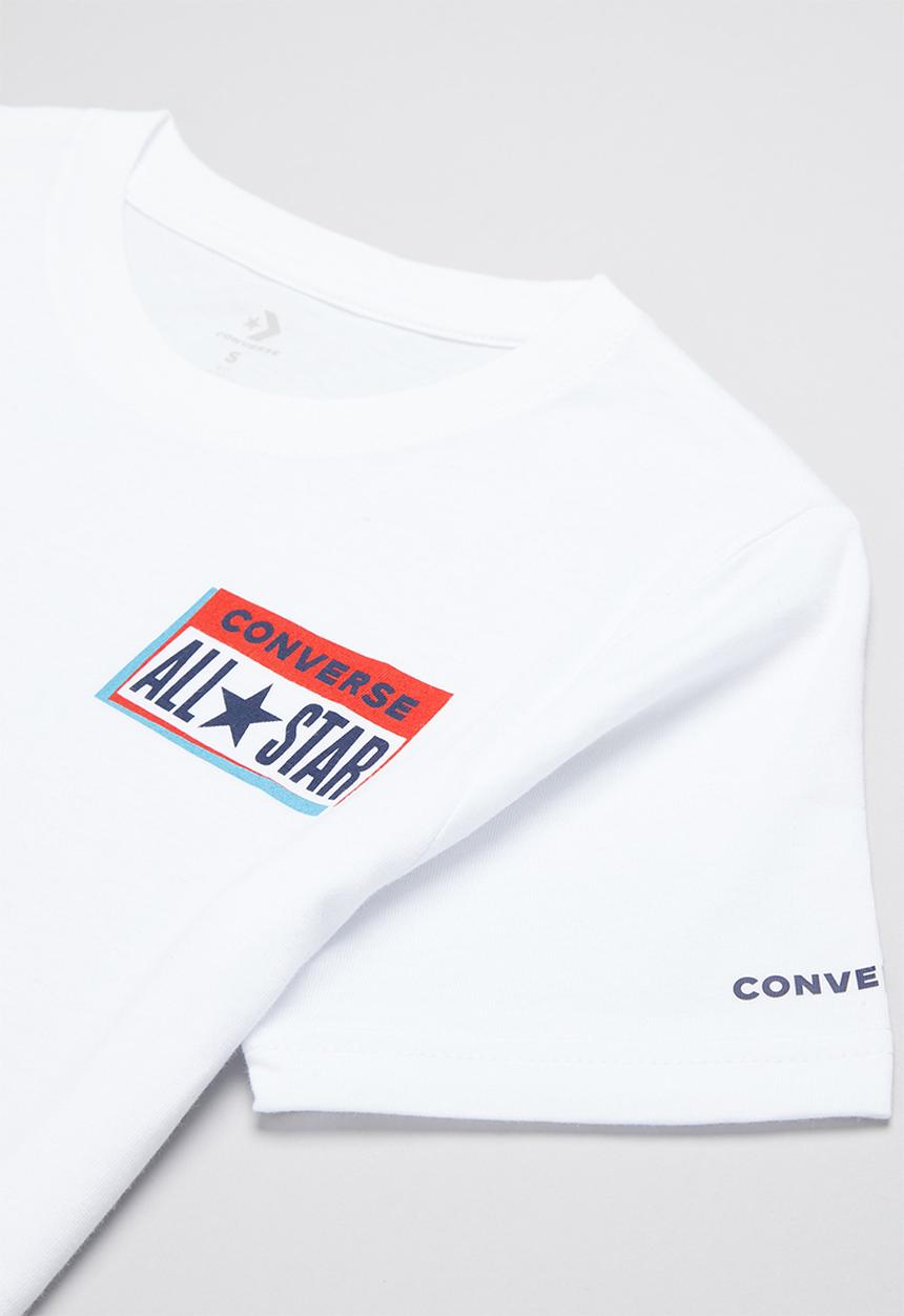 Converse - Converse boxes wrap tee - white