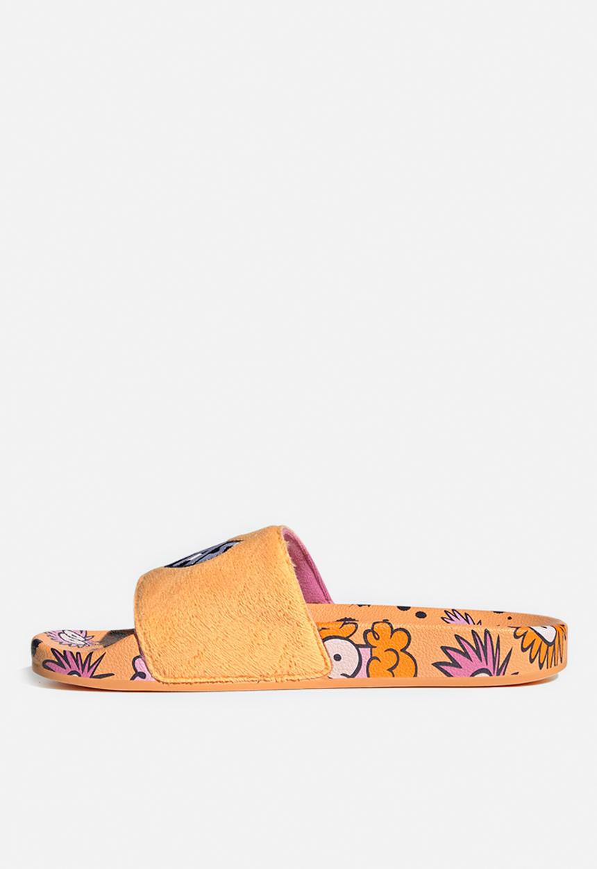 adidas Originals - Adilette kevin lyons - hazy orange/ftwr white/shadow navy