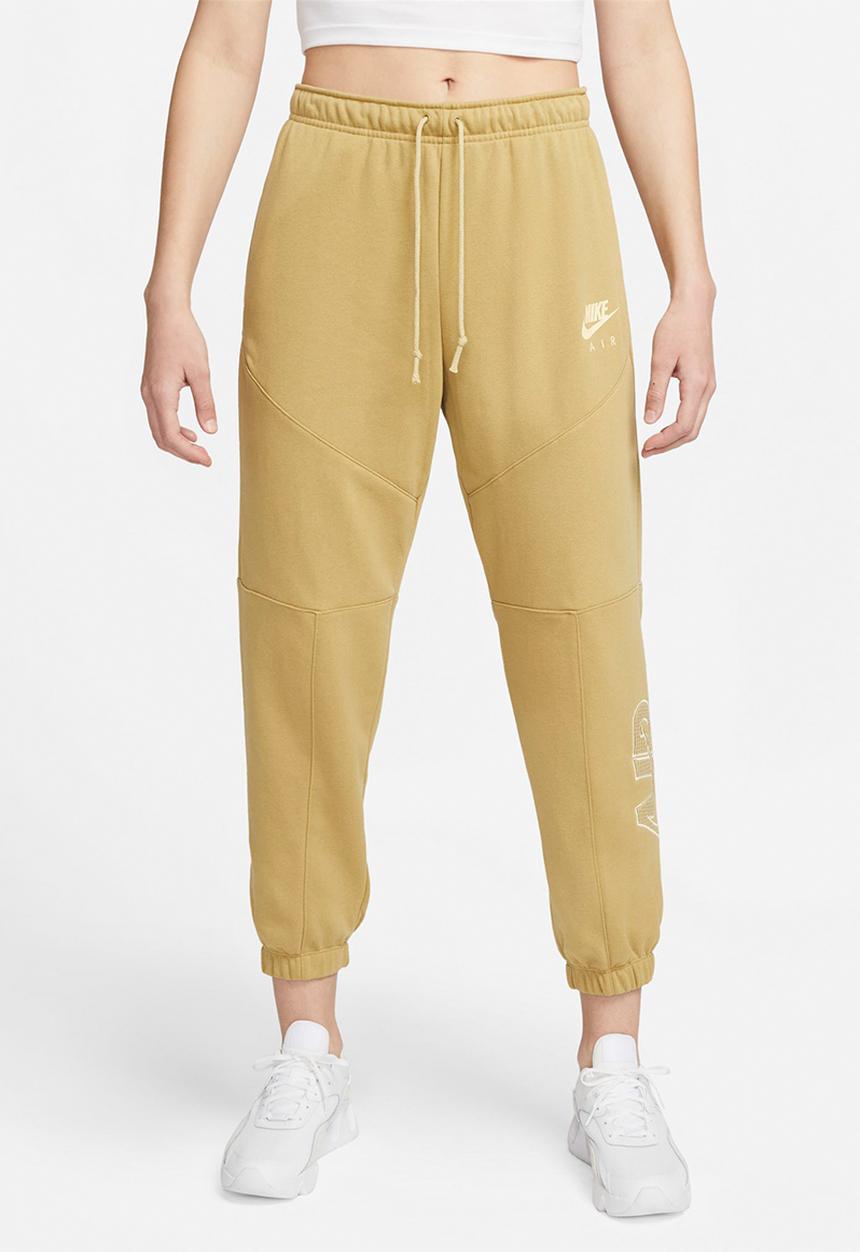 Nike - W nsw air flc pant - wheat grass/ lemon drop