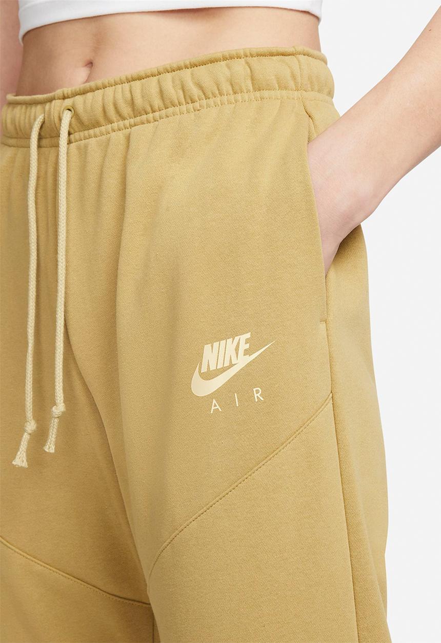 Nike - W nsw air flc pant - wheat grass/ lemon drop