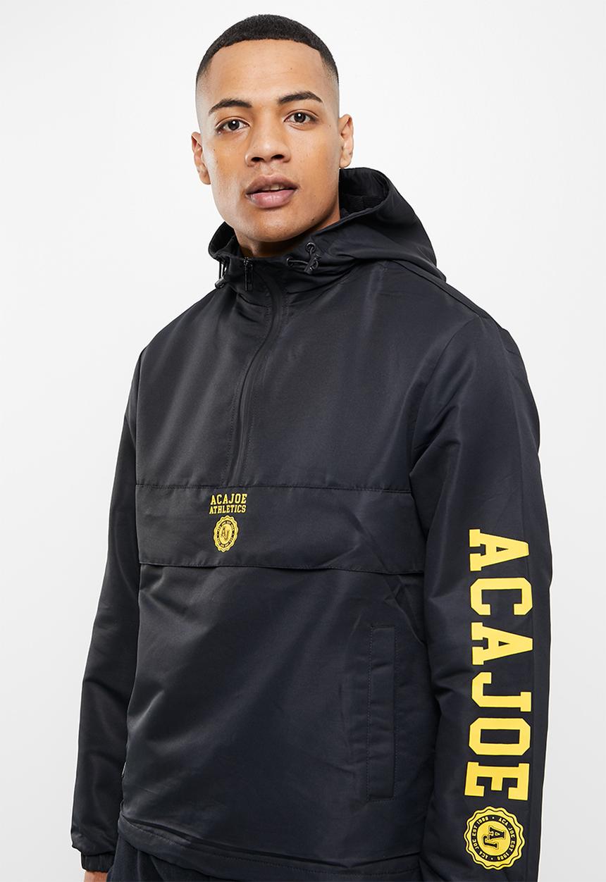 Aca Joe - Aca joe lightweight pouch pocket parka - black 