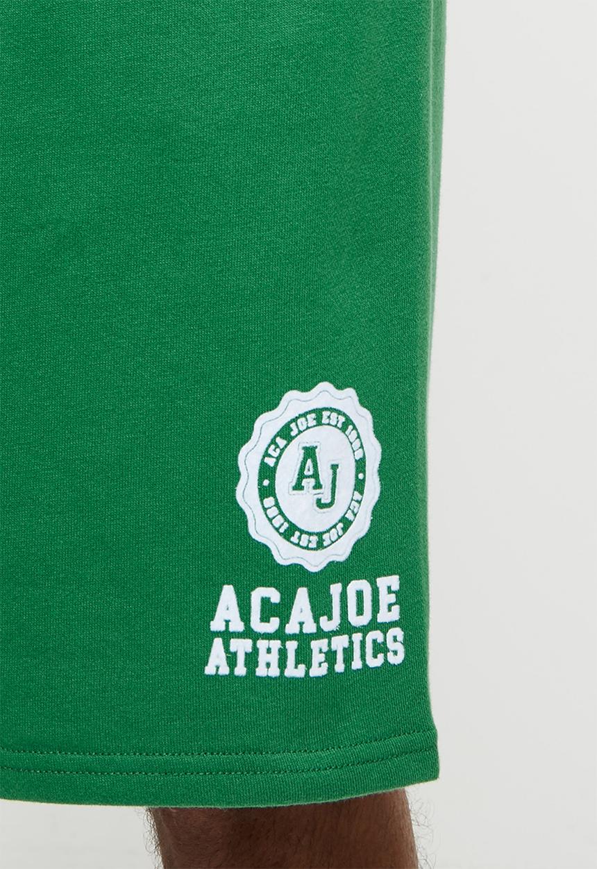 Aca Joe - Aca joe side logo fleece short - green