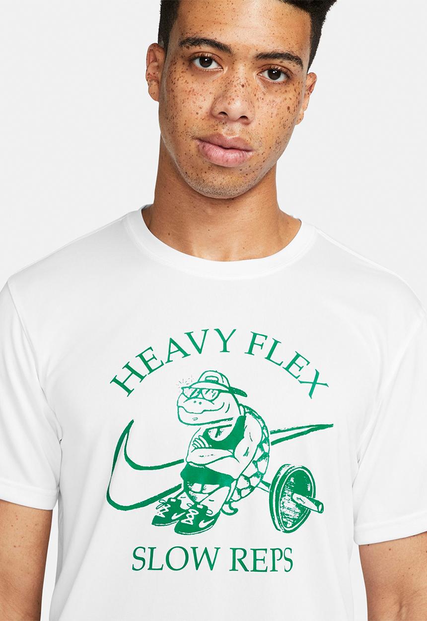 Nike - Dri-FIT Legend Men's Graphic Training T-Shirt.- White